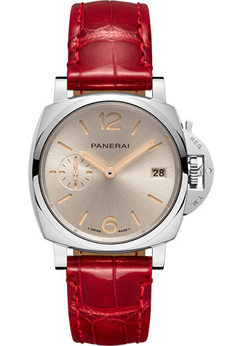 Panerai Luminor Due - 38mm Polished Steel Case - Ivory Sun-Brushed Dial - PAM01248